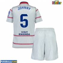 Atletico Madrid Johnny Cardoso #5 3rd trikot Kinder 2026-27 Kurzarm (+ Kurze Hosen)
